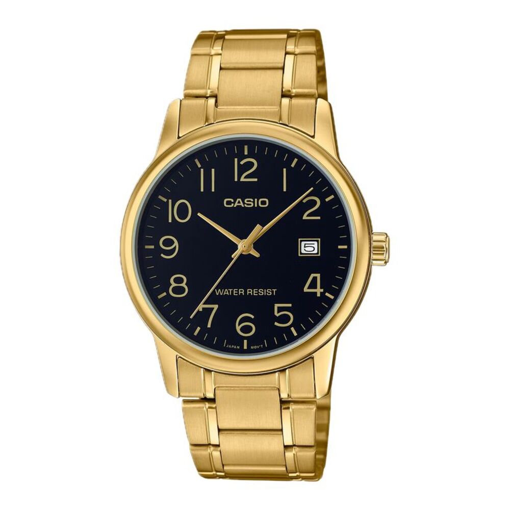 Casio Men’s Gold-Tone Dress Watch – MTP-V002G-1BUDF